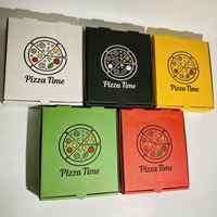 Boîte à pizza personnalisée en carton blanc de haute qualité sans colle
