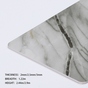 Fabricant chinois Shandong <span class=keywords><strong>Aveeno</strong></span> 1200x2440mm 2MM 2.5MM 3MM Flexible UV marbre PVC effets plaques conseil - Product Image 5