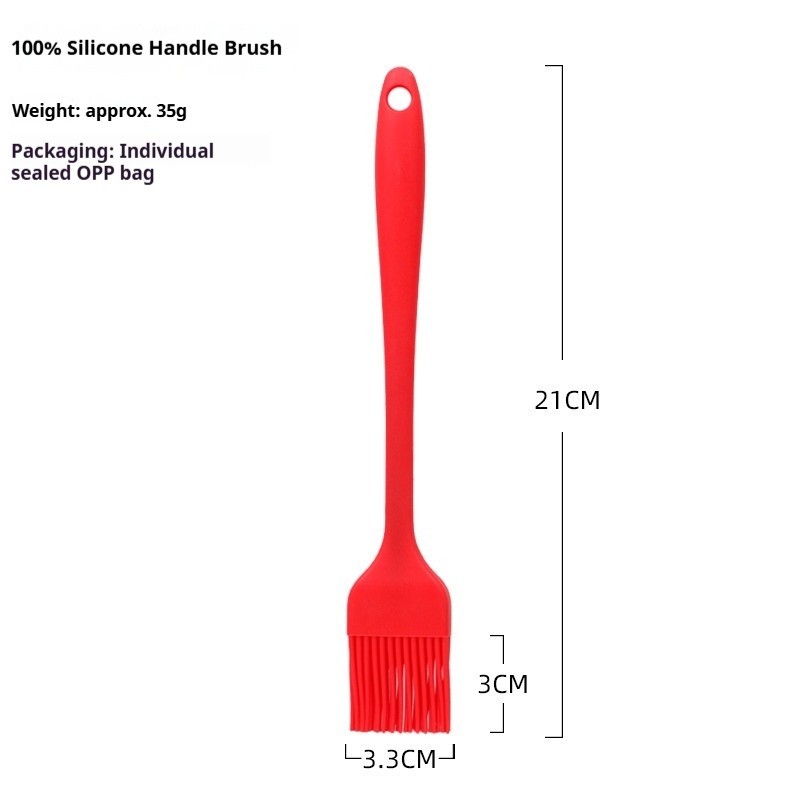 Brosse en silicone (manche complet) couleur aléatoire *Non. 195*