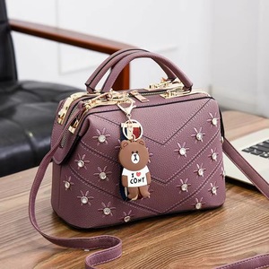 Sac à main porté épaule pour femme, trois fermetures éclair, sac seau, nouvelle arrivée 2025, PU, bandoulière amovible, portable, tendance - Product Image 2