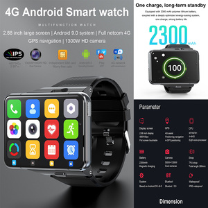 Nuevo Smart Wear S999 MTK6761 4GB RAM 64GB ROM 2,88 pulgadas pantalla grande reloj inteligente Wifi GPS llamada telefónica Android 9,0 4G Smartwatch - Product Image 2