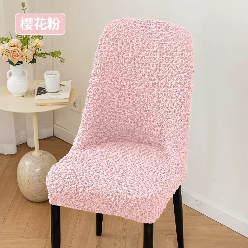 Crinkled fabric | Cherry blossom pink | High-elastic cloud yarn
