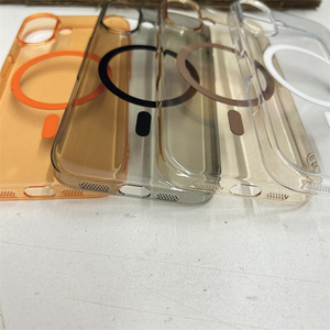 Funda Magnética Transparente Ultrafina de Lujo <span class=keywords><strong>con</strong></span> Carga Inalámbrica para <span class=keywords><strong>iPhone</strong></span> 17 Air 16 15 <span class=keywords><strong>14</strong></span> <span class=keywords><strong>13</strong></span> Plus Pro Max - Product Image 4