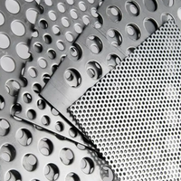 Placas de Aluminio Perforadas con Diseño de Diamante, Recubiertas de Color, Anodizadas, Material de Aluminio T6, 5083 5053 5827 5052 5054 5005 6061