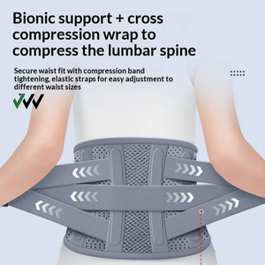 <span class=keywords><strong>Ceinture</strong></span> <span class=keywords><strong>de</strong></span> soutien lombaire respirante en nylon <span class=keywords><strong>pour</strong></span> hommes et femmes, attelle <span class=keywords><strong>abdominale</strong></span> <span class=keywords><strong>pour</strong></span> longues périodes assises ou debout, taille XXL, soulagement des douleurs dorsales - Product Image 4