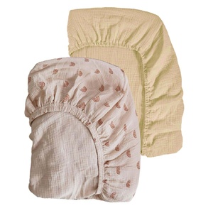 2pcs/<strong>Set</strong> Boho Neutral Rainbow Muslin Mattress Baby <strong>Crib</strong> Bed Sheets Cotton Fitted Baby <strong>Crib</strong> Sheet for Girls and Boys