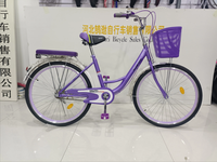 Usine chinoise directe en gros 20 pouces cadre en acier ville équitation fille vélo à vitesse unique de haute qualité