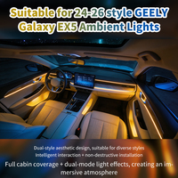 Kit d'éclairage d'ambiance intérieur de voiture blanc 12V compatible avec Galaxy EX5 2024-2026, qualité OEM, installation de bande LED sans perçage