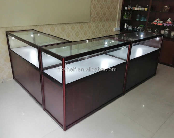 Jewelry store glass counter jade antique showcase museum display ...