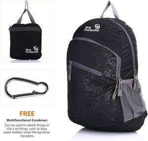 Échantillon gratuit Sac à dos pliable personnalisé résistant à l'eau pour le sport/les courses Sac à dos de voyage pliable pour la randonnée en plein air légère - Product Image 4