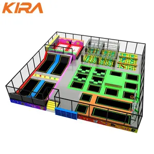 Kira Indoor-Spielgeräte Kommerzieller Trampolin park für Kinder Unterhaltung