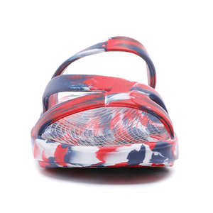 Chaussons de récupération confortables <span class=keywords><strong>avec</strong></span> soutien de la voûte <span class=keywords><strong>plantaire</strong></span> pour femmes, chaussons imprimés athlétiques d'été pour hommes - Product Image 4