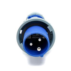 Conector industrial de alta potencia de 500V, conector macho de 220-240V 2P + E - Product Image 5