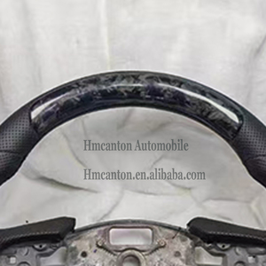 Quality Wholesale Forged Carbon Fiber Perforated Leather Grip Steering <b>Wheel</b> Fit for Cadillac Ct4 Ct5 Auto Steering <b>Wheel</b> - Product Image 5