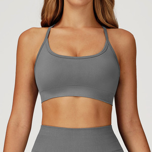 Nuevos sujetadores deportivos sexis sin costuras para mujer, chaleco deportivo, Top deportivo Y espalda, sujetador de Yoga para correr, Fitness, transpirable, a prueba de golpes, sujetador de Yoga - Product Image 5