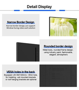 ขายด่วนติดผนังป้ายดิจิตอล75นิ้วสมาร์ททีวีหน้าจอแยกจอภาพ WiFi - Product Image 5