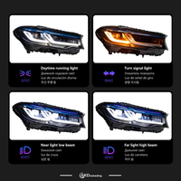 Phares améliorés G30 G38 pour BMW Série 5 2018-2020 525i 530i à M5 Thunder Head Lamp DRL Dual Blue Eyebrow LED Front Lights