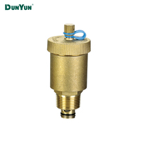 Vanne d'aération automatique en laiton forgé de haute qualité à dégagement d'air direct avec vis pour structure de contrôle de l'eau DN15 DN20