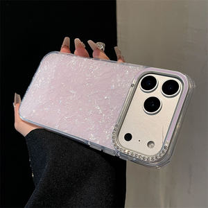 आईफोन 17 एयर 16 15 14 प्लस 13 के लिए 13 प्रो मैक्स राइनस्टोन मोबाइल कवर - Product Image 6