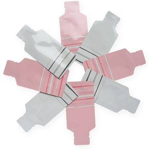 Bolsa de fábrica con forma especial, bolsa de aluminio de color, bolsa de prueba para polvo, líquido o pasta, bolsa de embalaje para botellas de cosméticos - Product Image 3