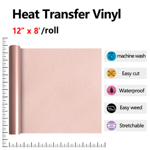Meilleures T-shirts pour vinyle thermocollant HTV <span class=keywords><strong>Cricut</strong></span>, vinyle de transfert thermique en vrac, film métallique résistant aux hautes températures pour presse à chaud <span class=keywords><strong>Cricut</strong></span> - Product Image 4