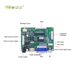 10.1インチ高輝度1000ニットLCDモジュール 1024x600 IPS TFT 40ピンLVDSディスプレイ画面 オプションでタッチパネル付き - Product Image 4