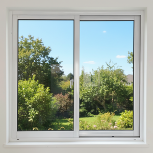 Fenêtre <span class=keywords><strong>coulissante</strong></span> à rupture de pont thermique, résistante aux ouragans, pour usage en cuisine en immeuble de grande hauteur, en alliage d'aluminium, certifiée Energy Star, <span class=keywords><strong>avec</strong></span> finition grain de bois - Product Image 1