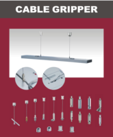 Kits de suspension de lampes suspendues en cuivre personnalisables avec câble en acier et clip de gestion des câbles – Tailles et couleurs personnalisables