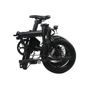 Elektrikli bisiklet katlanabilir 16 inç süper hafif ve Mini Ebike 16 "katlanır elektrikli bisiklet şehir Ebike