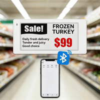 2,9 inch E-Ink digitale prijskaartje draadloos BLE5.0 slimme ESL elektronisch schaplabel IP65-classificatie Android 11 OS voor supermarkt