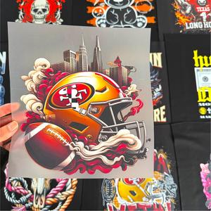 High Quality Wholesale DTF <strong>Transfer</strong> Design Ready to Press High-quality <strong>Tshirt</strong> Stickers Strong Elasticity Heat <strong>Transfer</strong> Sticker - Product Image 1