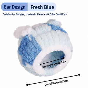Cama Redonda de Felpa para Pájaros, Casa Cálida para Dormir, para Loros, Periquitos y Calopsitas, para Interiores en Invierno - Product Image 3