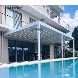 Imporx — Kit mural en Aluminium de 3x3, ensemble de Pergola bioctique d'extérieur avec charport, Patio, auvent