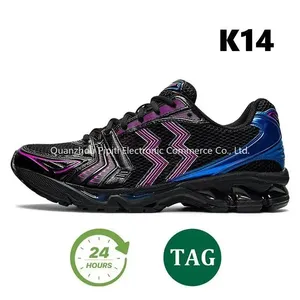 Zapatillas Deportivas K14 de Alta Calidad para <span class=keywords><strong>Hombre</strong></span> y Mujer, Modelo 1130, GT Trainers 2160, Color Rosa Glo, Triple Negro, Blanco, para Deportes al Aire Libre - Product Image 2