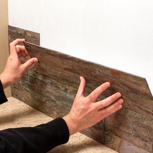 แผ่นผนังวีเนียร์หินสีน้ำตาลป่า3D หินอ่อนและหินเทียมสำหรับตกแต่งภายในภายนอกจากอินเดีย - Product Image 4