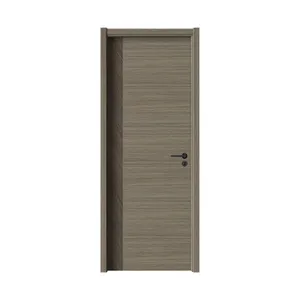 Factory Modern Internal Door Soundproof PVC Wood Door Designs Indoor Melamine Wooden Doors