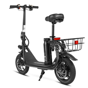 Pequeño y portátil SAMEBIKE 250W 350W Motor Plegable Barra de mano Scooter eléctrico E-scooter con cesta de asiento - Product Image 4