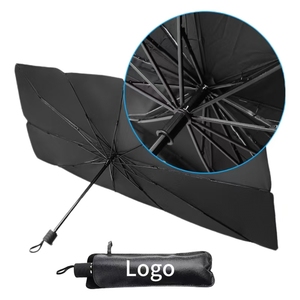 Parasol Plegable para Parabrisas de Coche de Control Manual con Reflector para Protección contra Rayos UV y Calor - Product Image 1