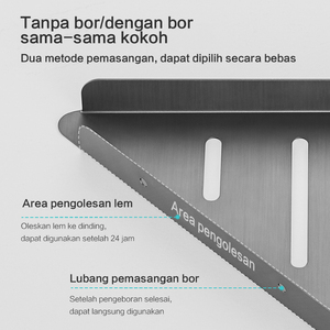 Estante de Baño de Aluminio que Ahorra Espacio con Garantía de 24 Meses para Baño - Product Image 4
