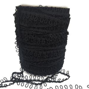 热卖高品质批发新娘黑色弹性装饰纽扣环服装婚纱 - Product Image 2