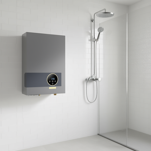 Chauffe-eau électrique instantané 36 kW mural avec commande tactile, écran LCD, verrouillage enfant, usage domestique - Product Image 2
