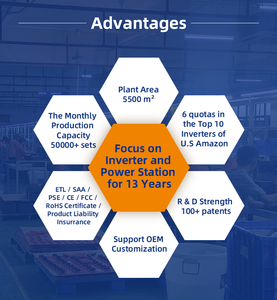 1000W biến tần <span class=keywords><strong>DC</strong></span> 12V 24V để <span class=keywords><strong>AC</strong></span> 110V 230V 1kw tinh khiết Sine Wave nhà điện biến tần - Product Image 5