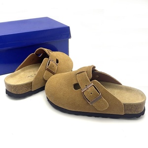 <span class=keywords><strong>Sandalias</strong></span> <span class=keywords><strong>Birkenstock</strong></span> para <span class=keywords><strong>Hombre</strong></span>, de Cuero Genuino, Cómodas, con Cierre de Botón, Diseño sin Cordones, para Verano - Product Image 4