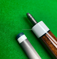 Queue de billard Premium Cuetec Tiger Strike en fibre de carbone à faible déflection, avec incrustation, pour snooker et billard