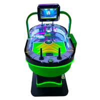 Machine de jeu d'arcade de simulation de football et de tennis de table à monnayeur pour parents et enfants