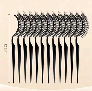 Présentoir de rangement en acrylique pour tester les faux cils finis, montrer les styles de greffe de cils et l'effet du maquillage des yeux - Product Image 5