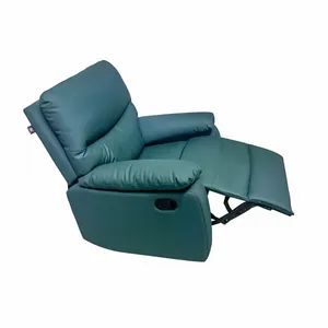 Extendable Adjustable Modern Single Massage Chair Function Leather Lounge Chair Small Living Room Single Sofa