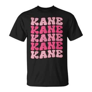 Kane T-shirt rétro vintage personnalisé au design original, noir, vêtements pour hommes - Product Image 1