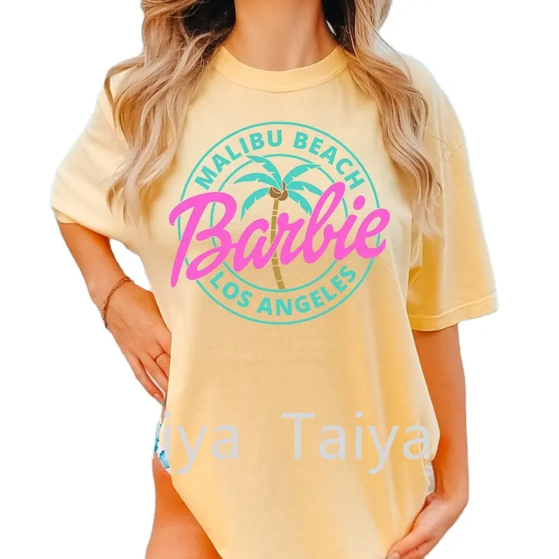 Estilo quente Preço de fábrica Moda barbi venha vamos ir festa karol g personalizado imprimível logotipo algodão Concerto Tour Unisex t-shirts