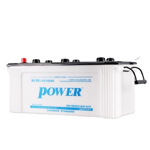 แบตเตอรี่แห้งแบบชาร์จไฟใหม่ POWER Commercial 12V 100Ah JIS100 N100 สำหรับรถยนต์บรรทุก รถบัส - Product Image 3